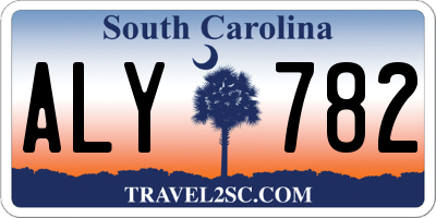 SC license plate ALY782