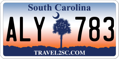 SC license plate ALY783