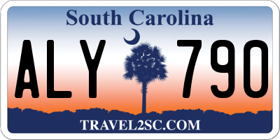SC license plate ALY790