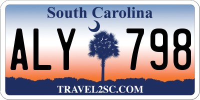 SC license plate ALY798