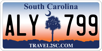 SC license plate ALY799
