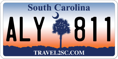 SC license plate ALY811