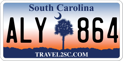 SC license plate ALY864