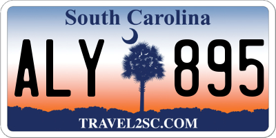 SC license plate ALY895