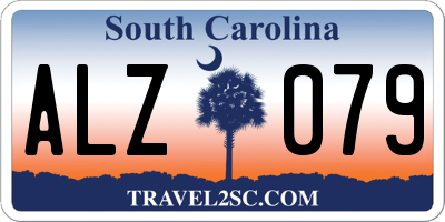 SC license plate ALZ079
