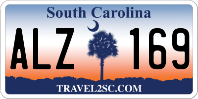 SC license plate ALZ169