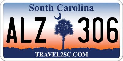 SC license plate ALZ306