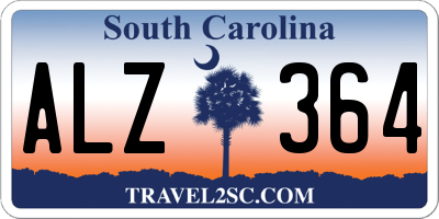 SC license plate ALZ364