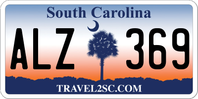 SC license plate ALZ369