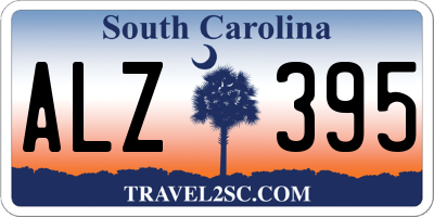SC license plate ALZ395