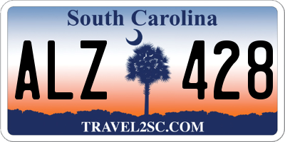 SC license plate ALZ428