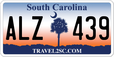 SC license plate ALZ439