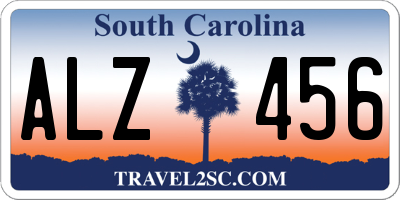 SC license plate ALZ456