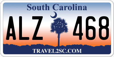 SC license plate ALZ468