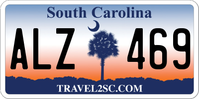 SC license plate ALZ469