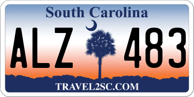 SC license plate ALZ483