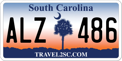 SC license plate ALZ486