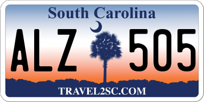 SC license plate ALZ505