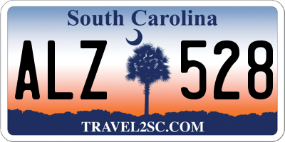 SC license plate ALZ528