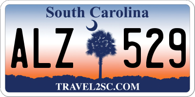 SC license plate ALZ529
