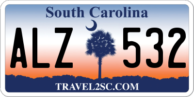 SC license plate ALZ532