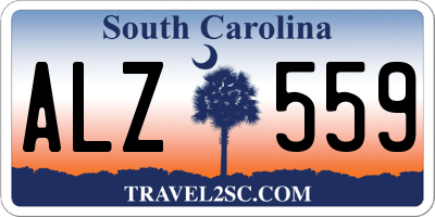 SC license plate ALZ559