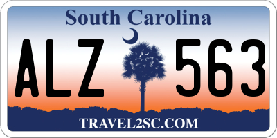 SC license plate ALZ563