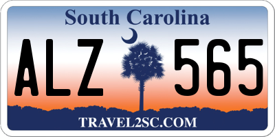 SC license plate ALZ565