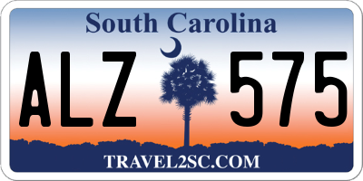SC license plate ALZ575