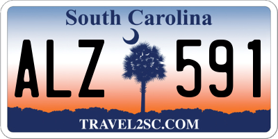 SC license plate ALZ591