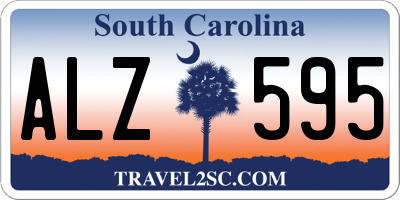 SC license plate ALZ595