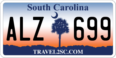 SC license plate ALZ699