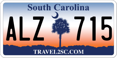 SC license plate ALZ715