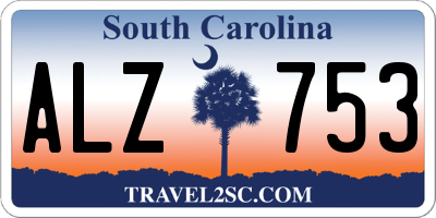 SC license plate ALZ753