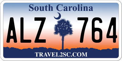 SC license plate ALZ764