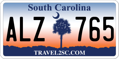 SC license plate ALZ765
