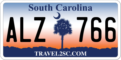 SC license plate ALZ766