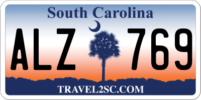 SC license plate ALZ769