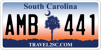 SC license plate AMB441