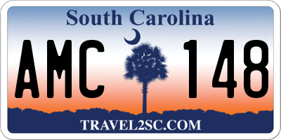 SC license plate AMC148