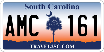 SC license plate AMC161