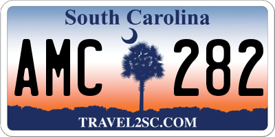 SC license plate AMC282
