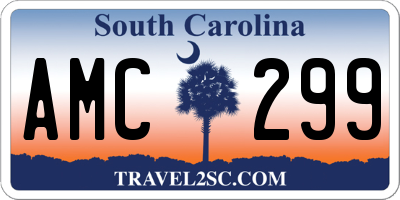 SC license plate AMC299
