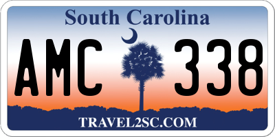 SC license plate AMC338