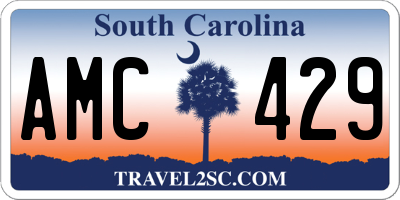 SC license plate AMC429