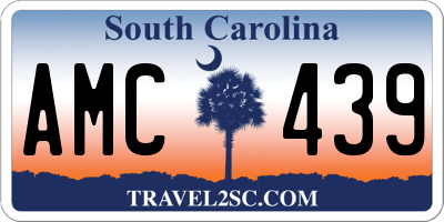 SC license plate AMC439