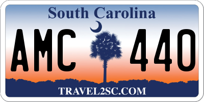 SC license plate AMC440
