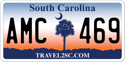 SC license plate AMC469