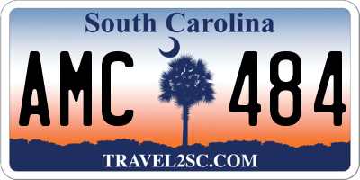 SC license plate AMC484