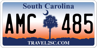SC license plate AMC485